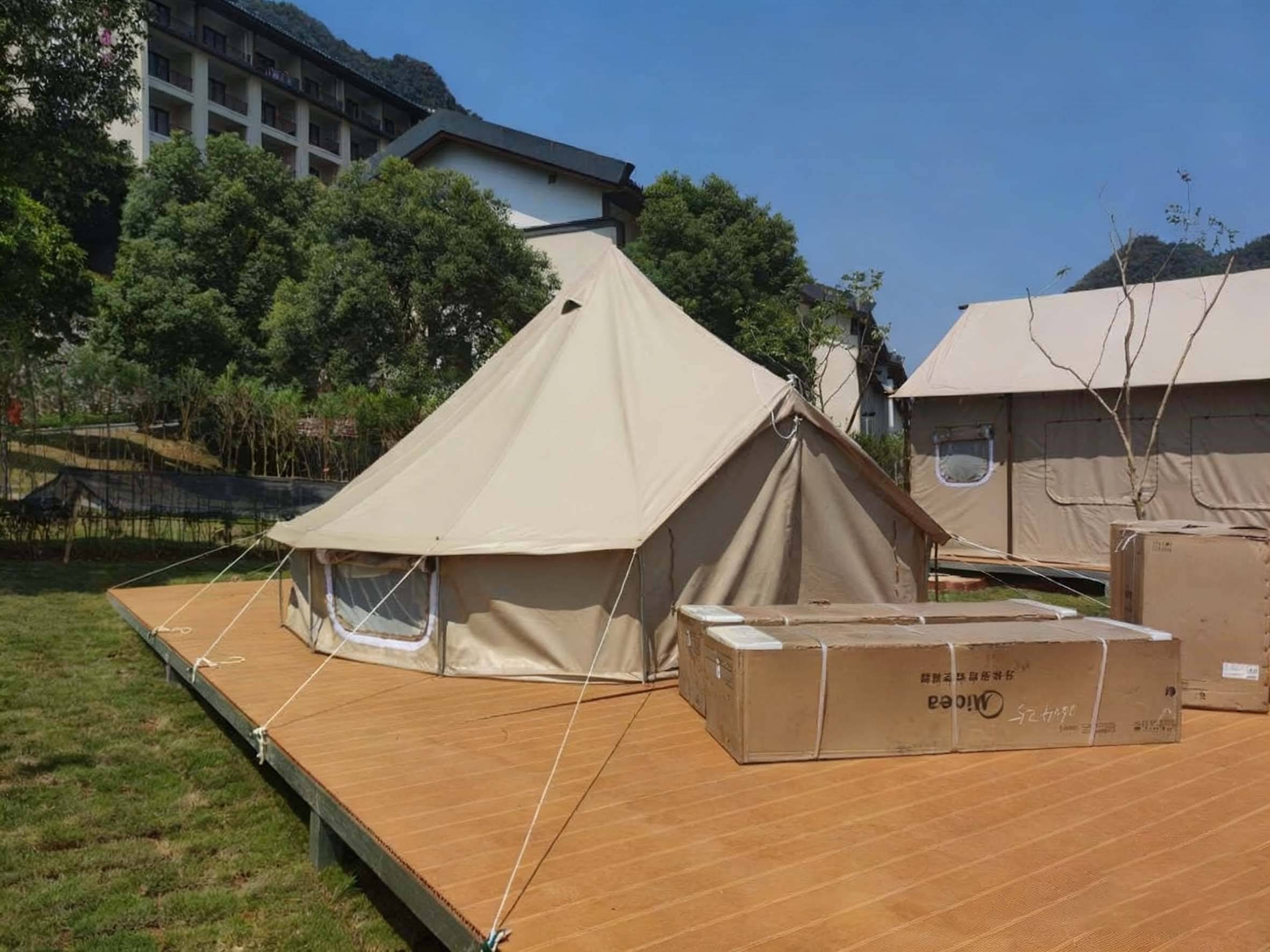 来居专注金属结构房屋三大主营帐篷满足多元场景需求MG不朽情缘正版沙漠亲子景区帐篷定制优选佛山好(图2)