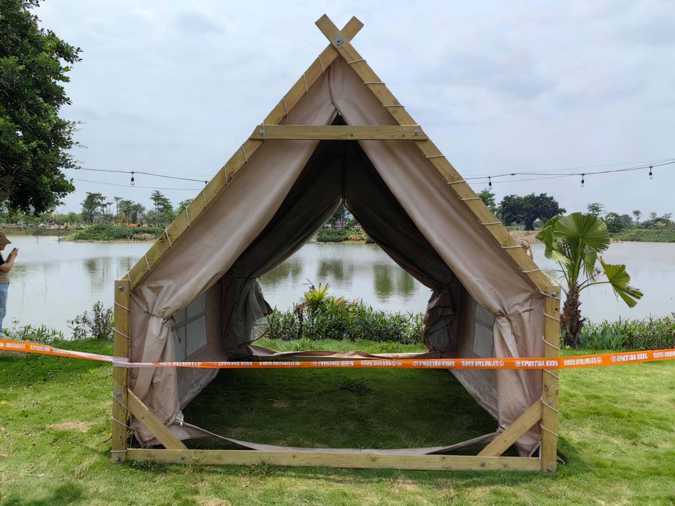 来居专注金属结构房屋三大主营帐篷满足多元场景需求MG不朽情缘正版沙漠亲子景区帐篷定制优选佛山好(图3)